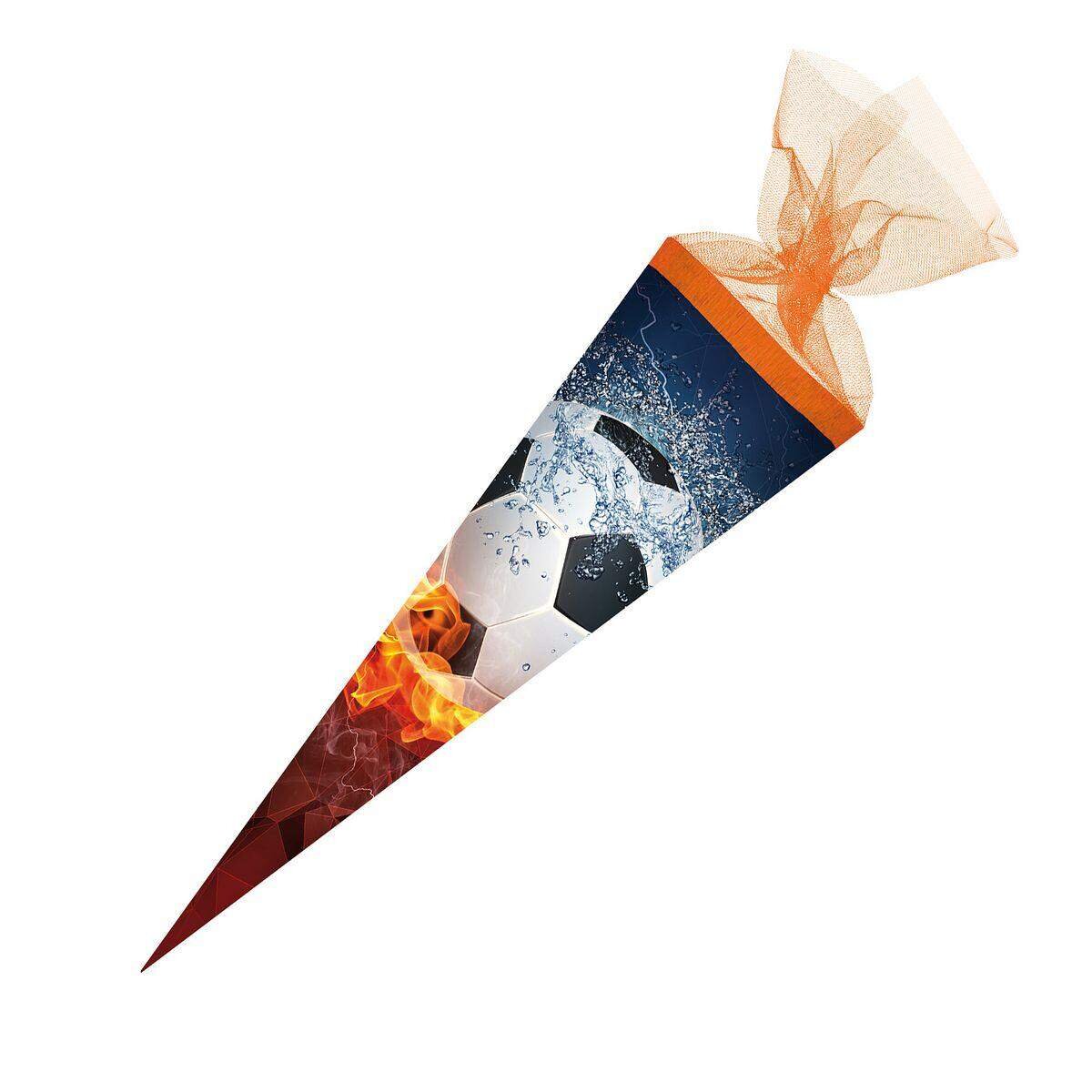 Nestler Schultüte Fußball 22 cm rund