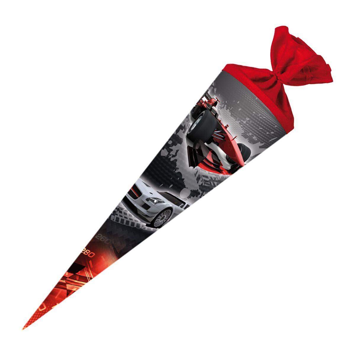 Nestler Schultüte Motor Race Filzverschluss 70cm rund