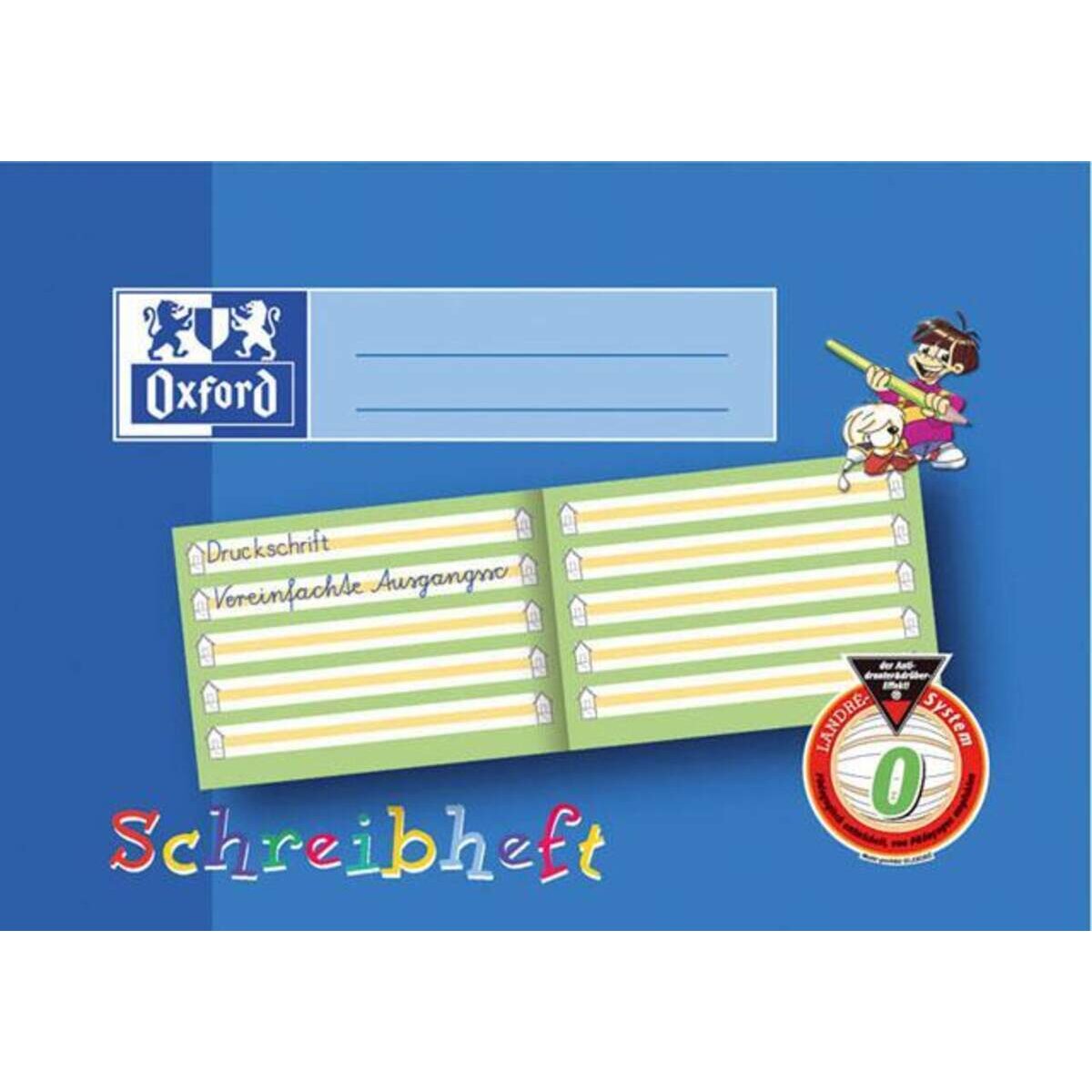 Oxford Schreibheft A5 Lineatur 0