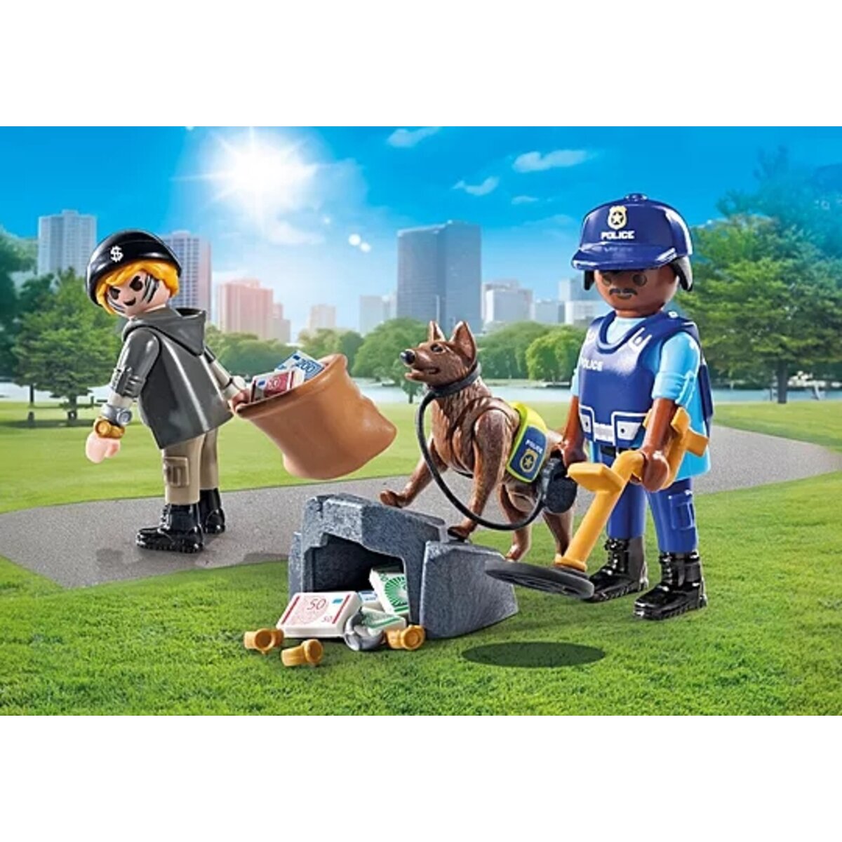 PLAYMOBIL® 71731 Act!on Heros Spurensuche mit Hund