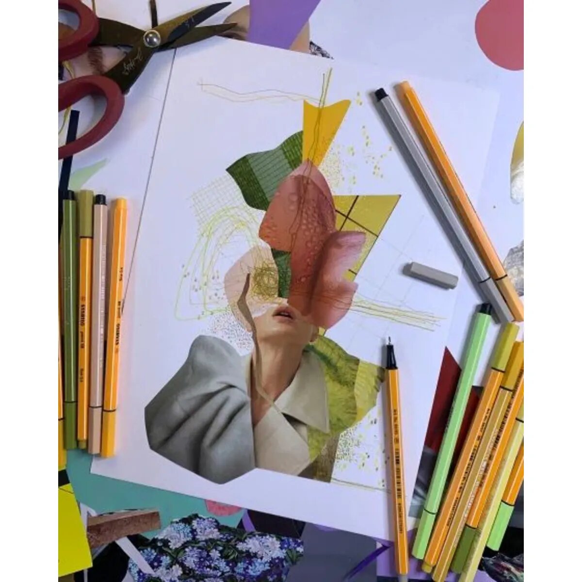 Premium-Filzstift - STABILO Pen 68 - Einzelstift - papaya