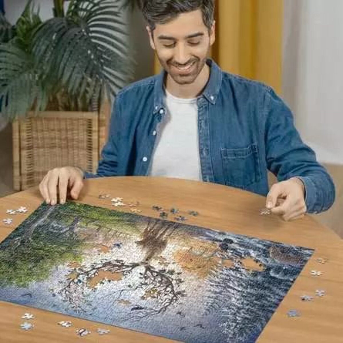 Ravensburger Puzzle - Der magische Hirsch und die vier Jahreszeiten, 1000 Teile