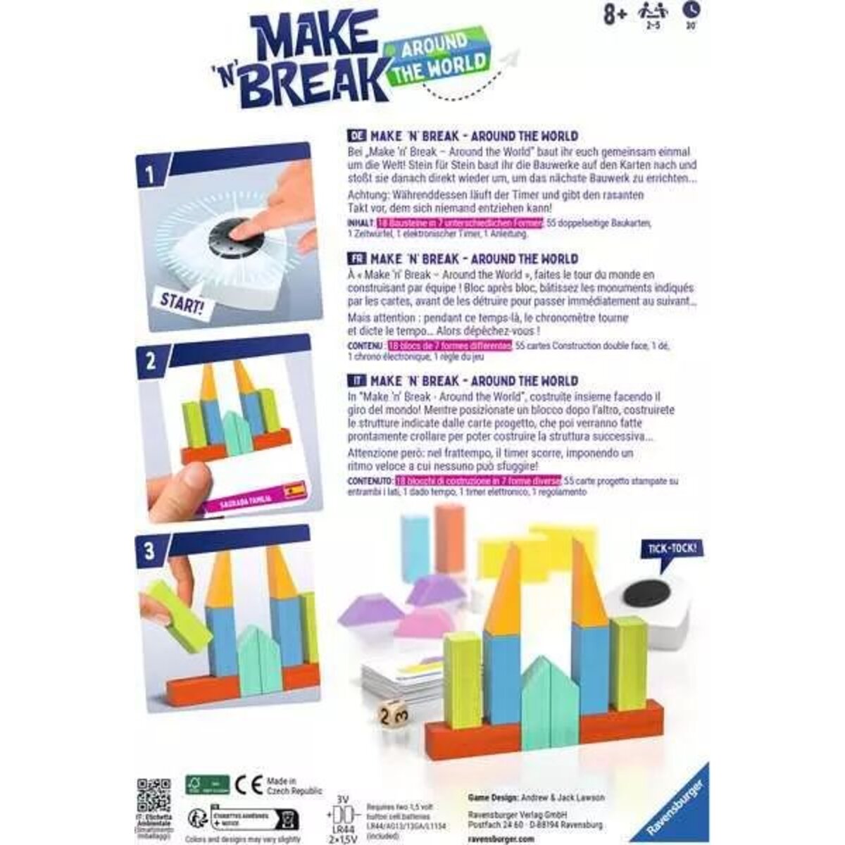 Ravensburger Make 'n' Break - Around the World