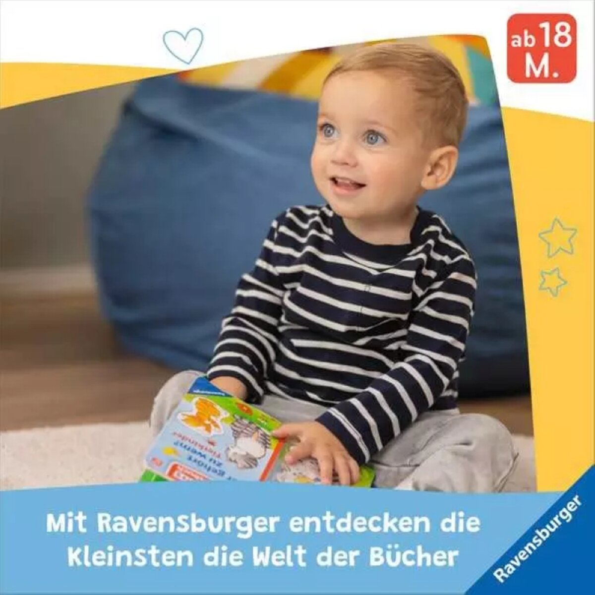 Ravensburger Kinderbuch Mein Schiebe-Mitmachbuch Wilde Tiere