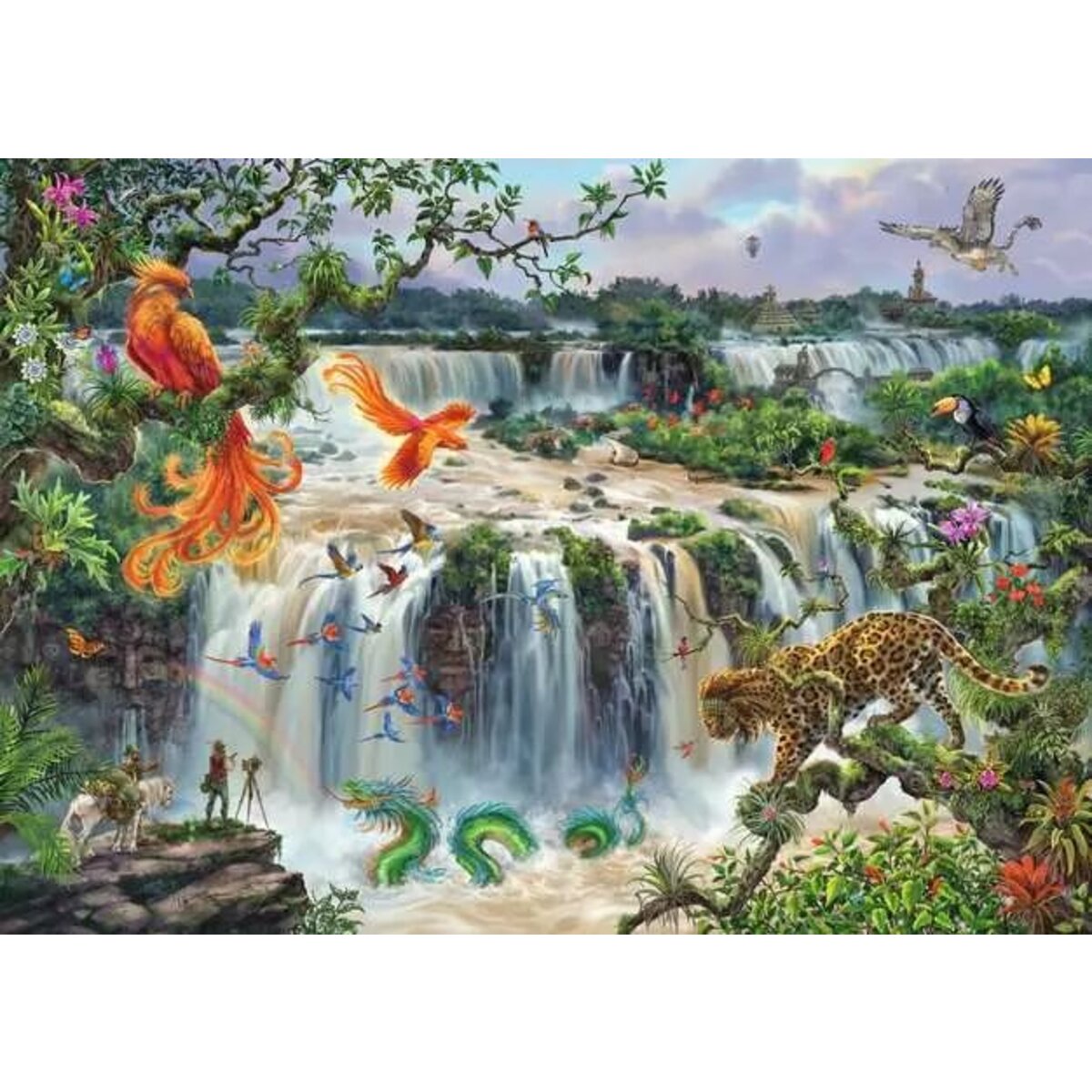 Ravensburger Puzzle - Fantastischer Wasserfall von Iguazú, 1000 Teile
