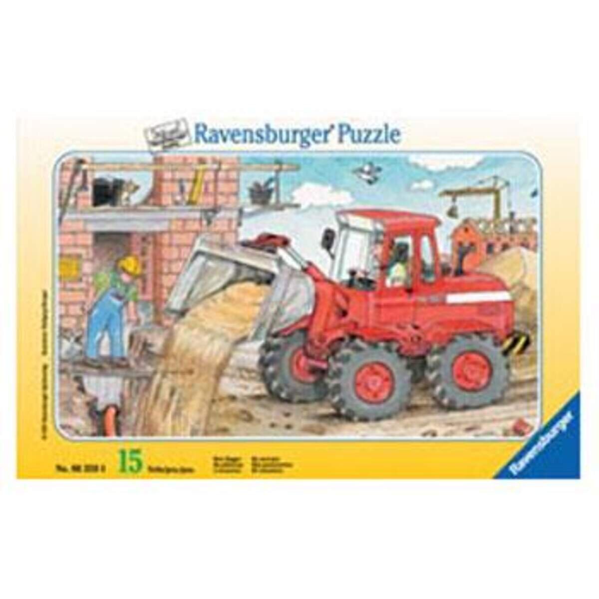 Ravensburger Puzzle - Mein Bagger, 15 Teile