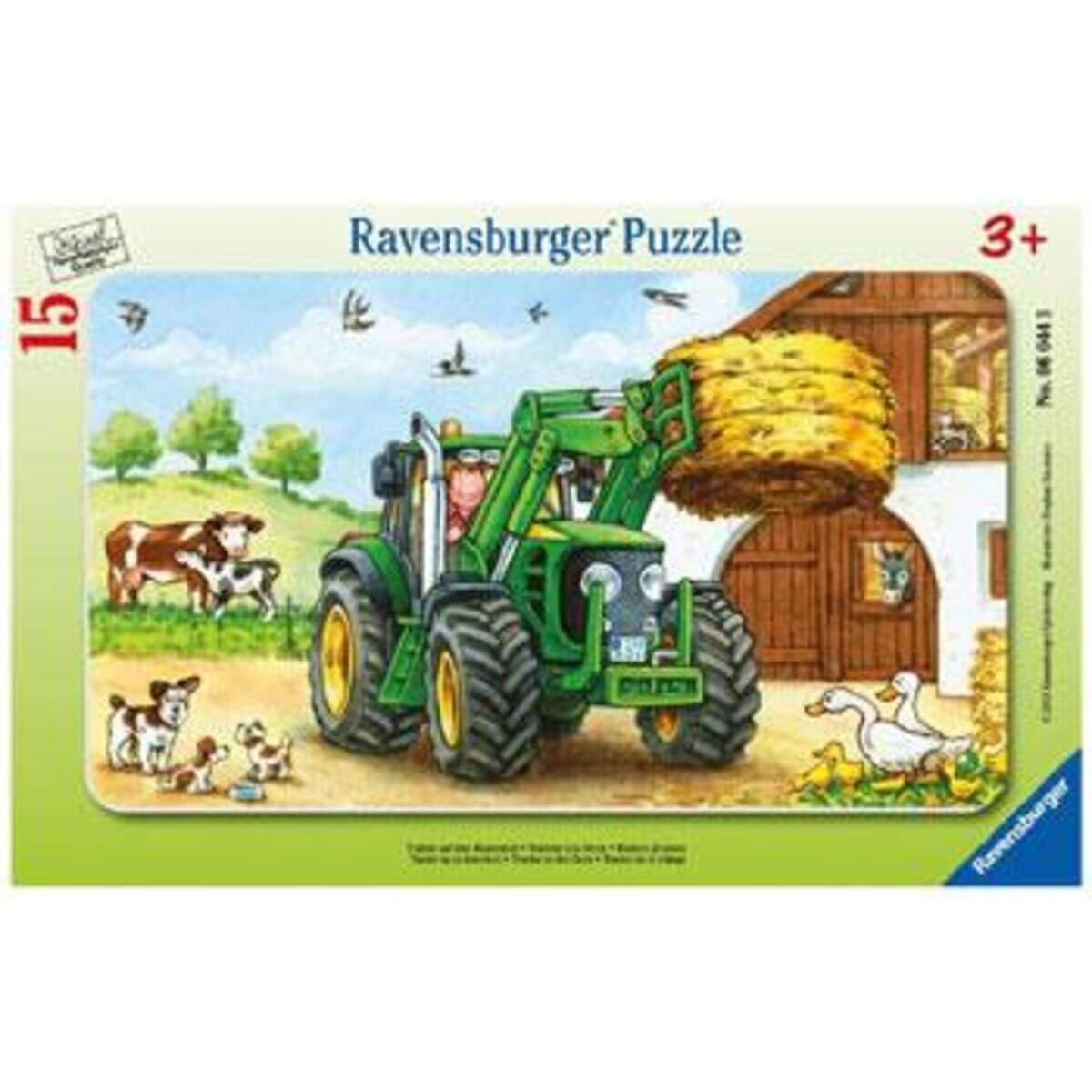 Ravensburger Puzzle - Traktor auf dem Bauernhof, 15 Teile