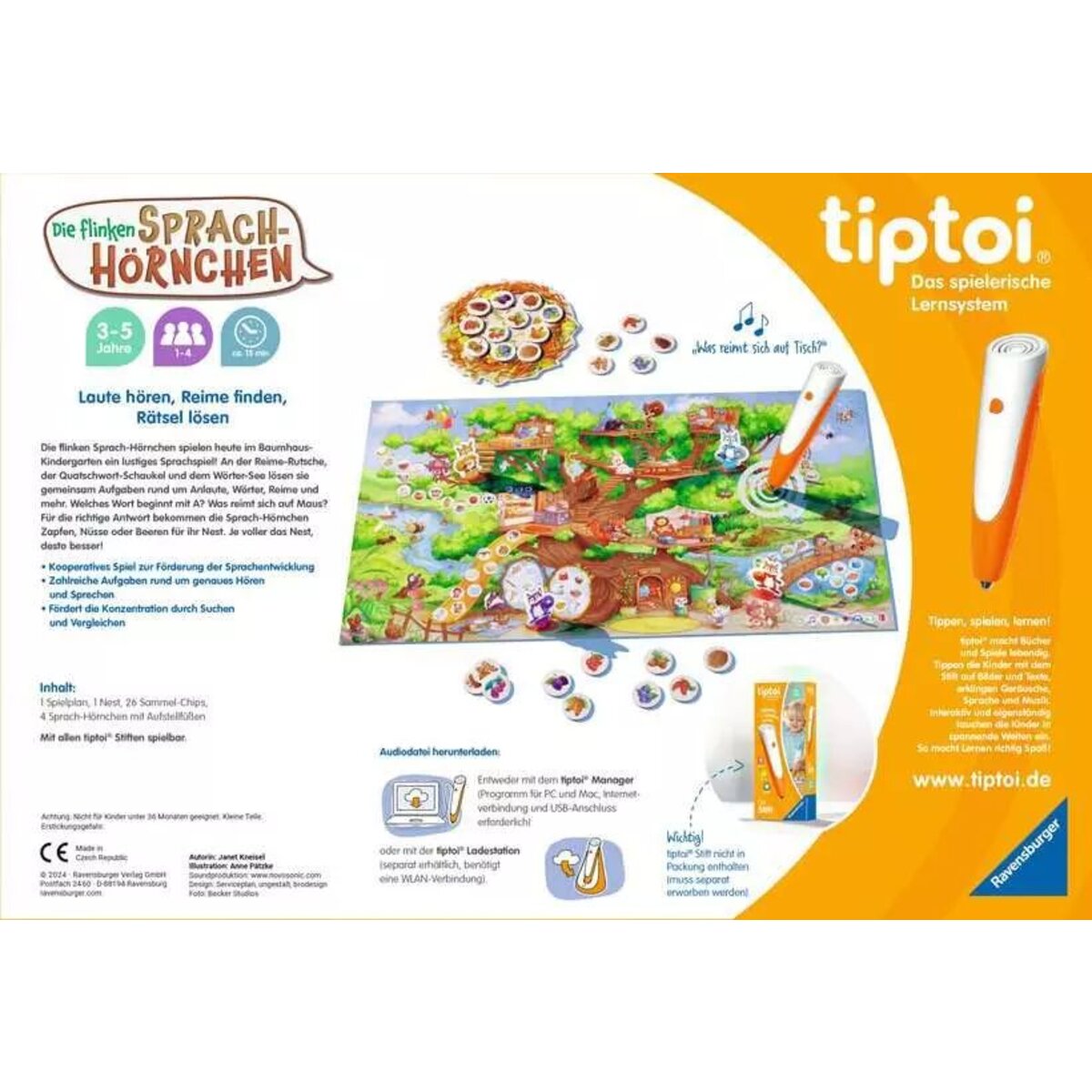 Ravensburger tiptoi® Die flinken Sprach-Hörnchen