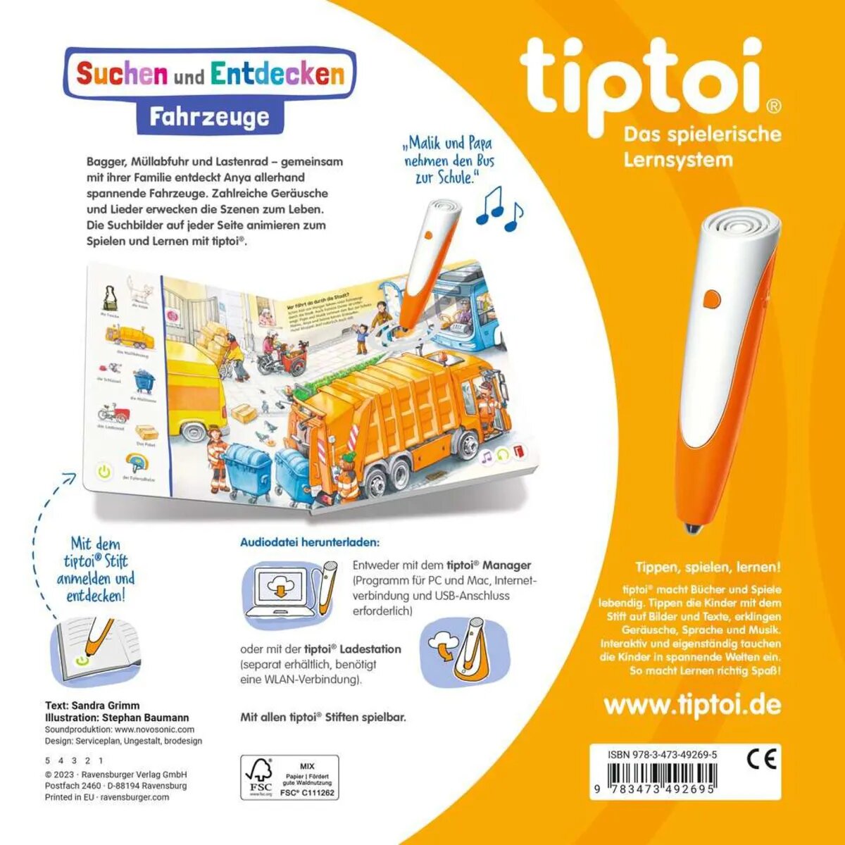 Ravensburger tiptoi® tiptoi® Suchen und Entdecken - Fahrzeuge