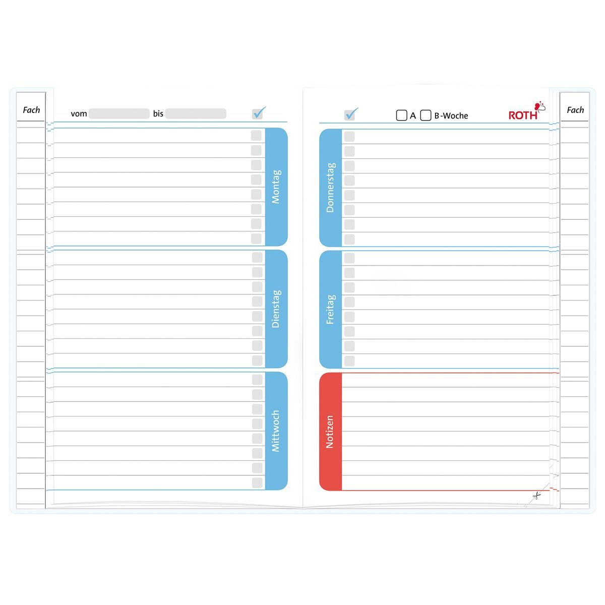 Roth Hausaufgabenheft Kids und Tiere für clevere Faule Magische Meerjungfrau, A5