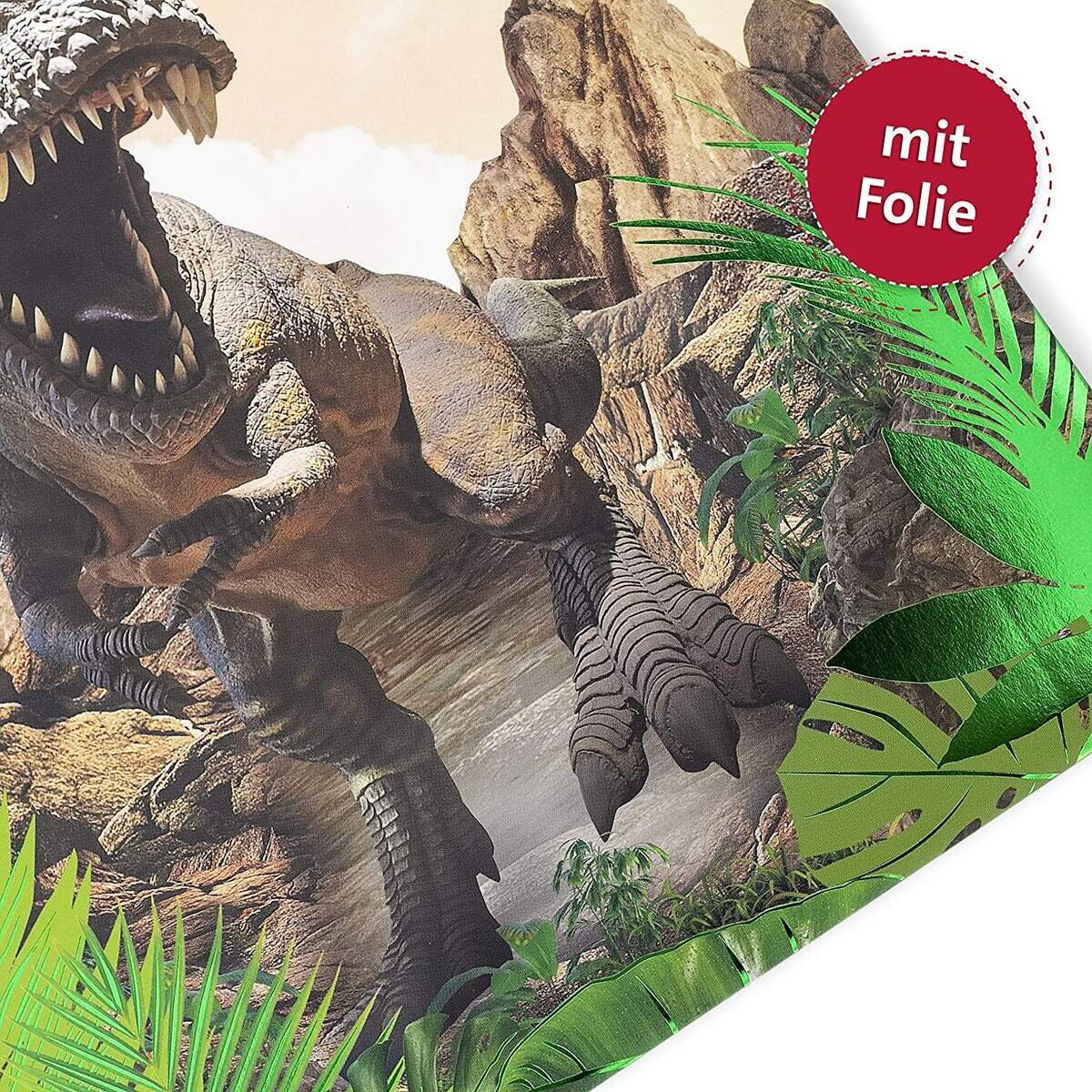 Roth Zeugnismappe Tyrannosaurus, A4