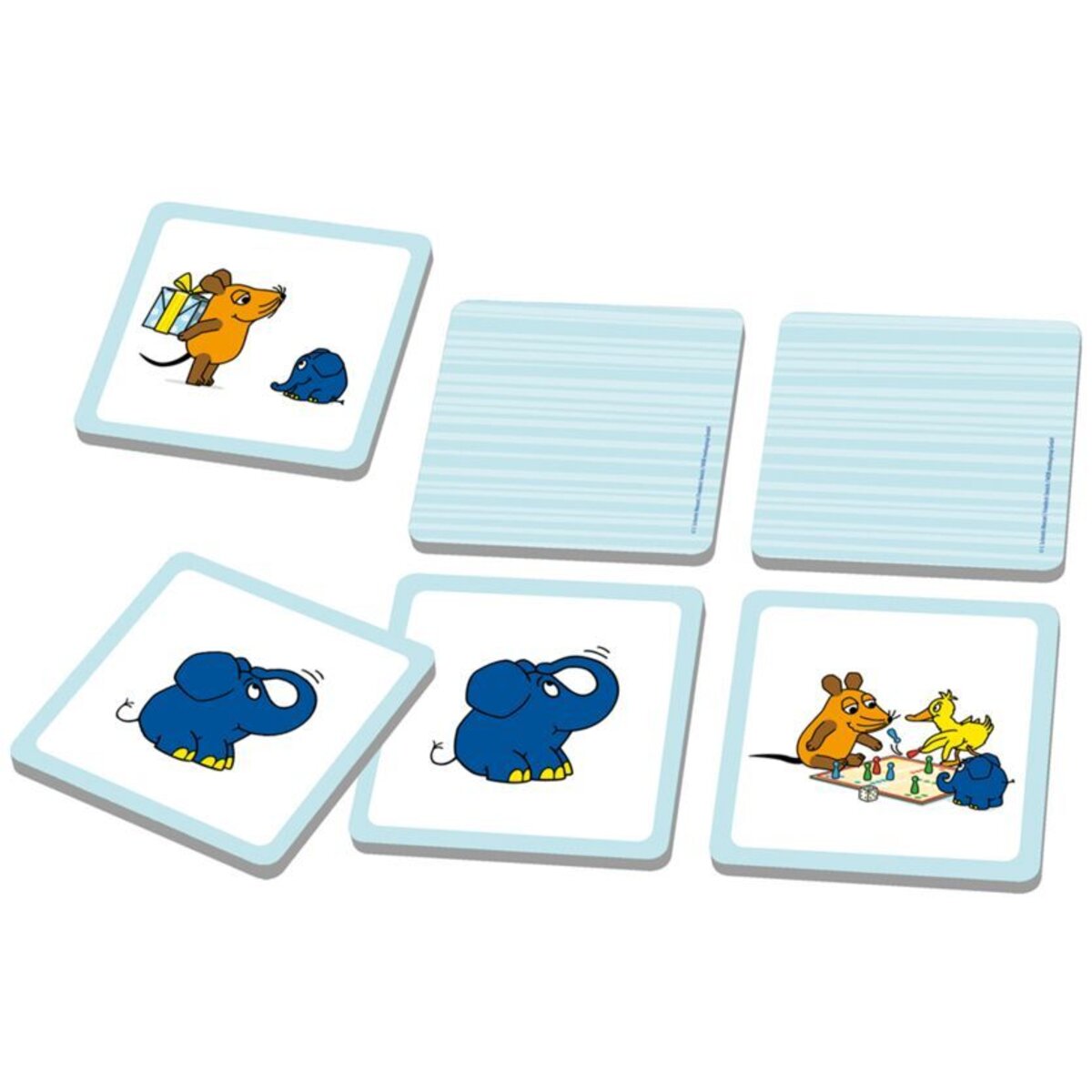 Schmidt Spiele Die Maus, Elefanten-Memo, 50. Jubiläum
