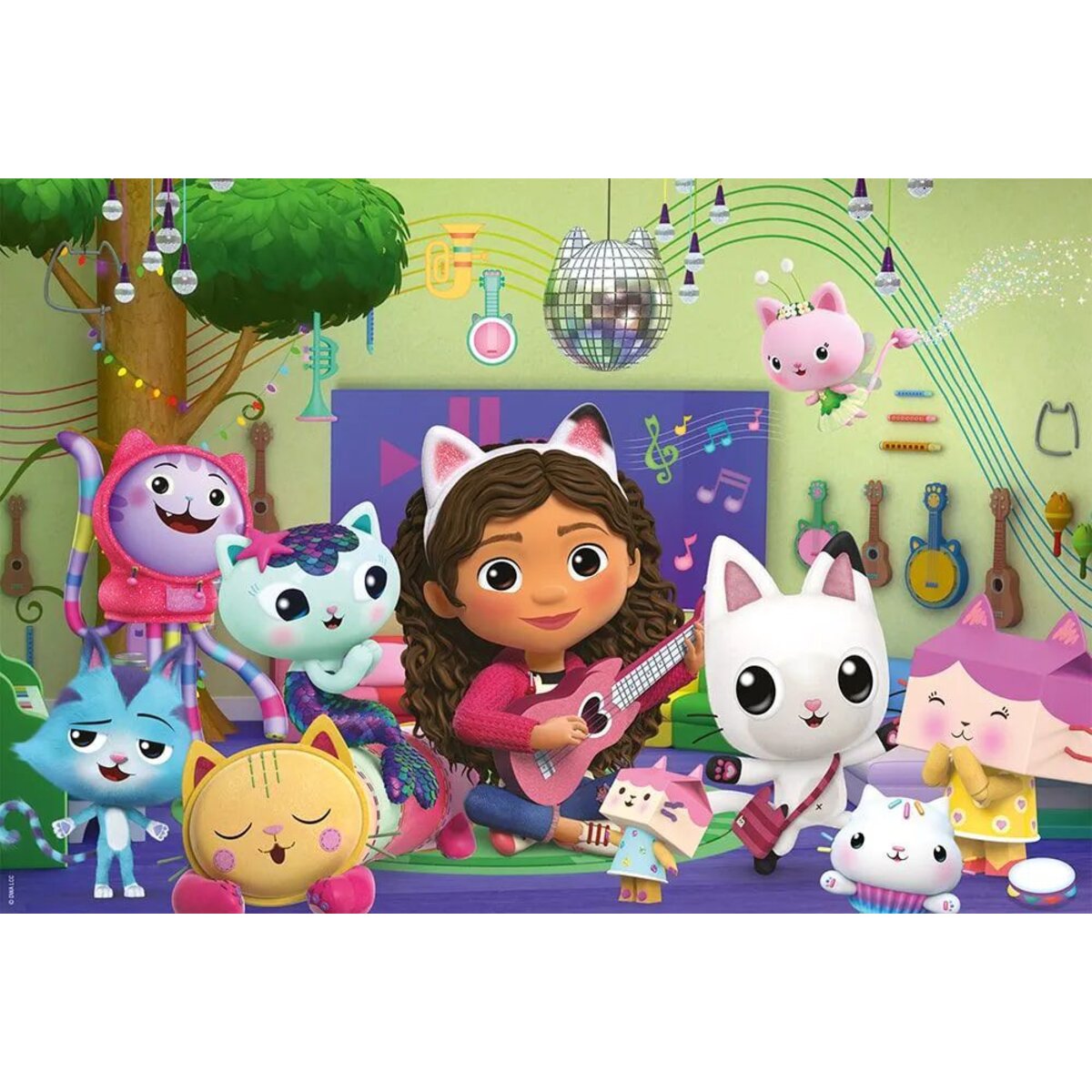 Schmidt Spiele Kinderpuzzle - Gabby's Dollhouse: Miau-ziger Partyspaß, 40 Teile