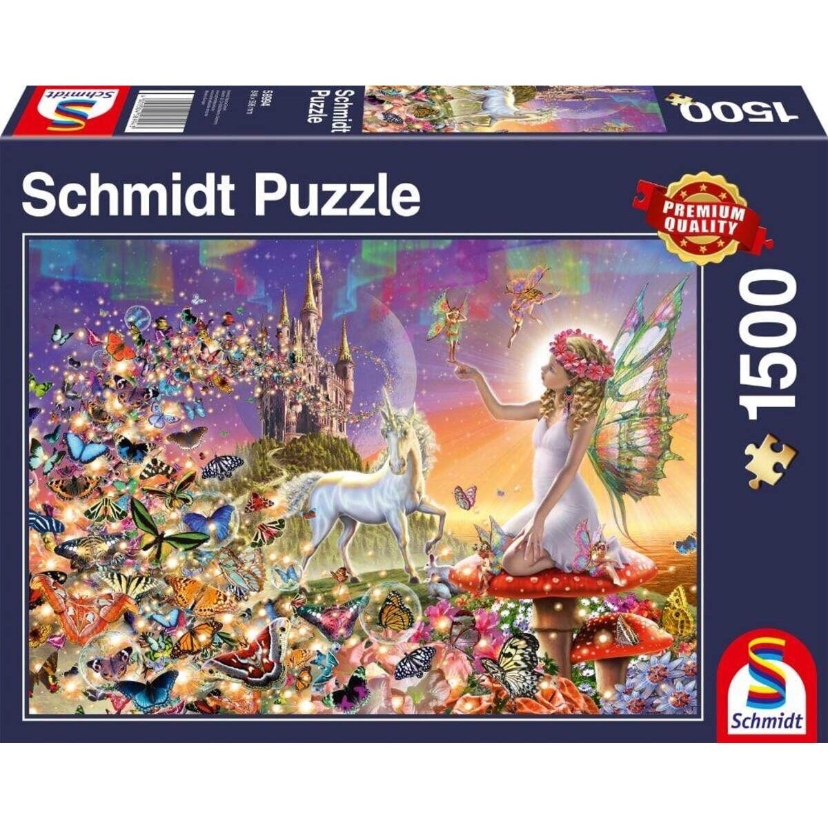 Schmidt Spiele Puzzle - Märchenhaftes Zauberland, 1500 Teile