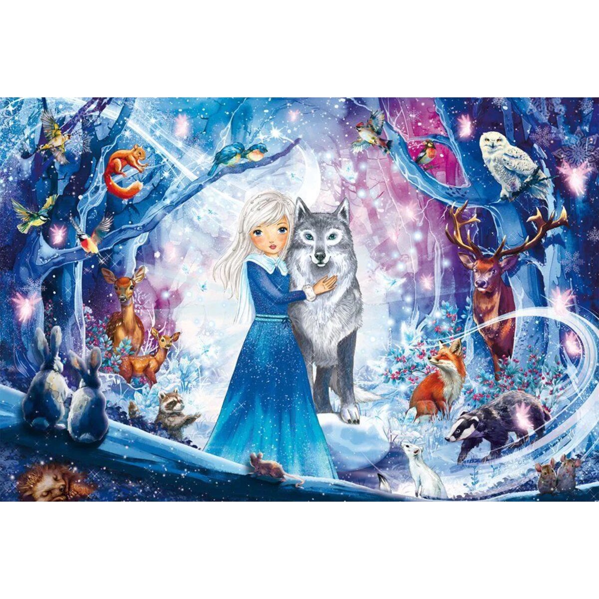 Schmidt Spiele Puzzle - Prinzessin im Winterwald, 100 Teile