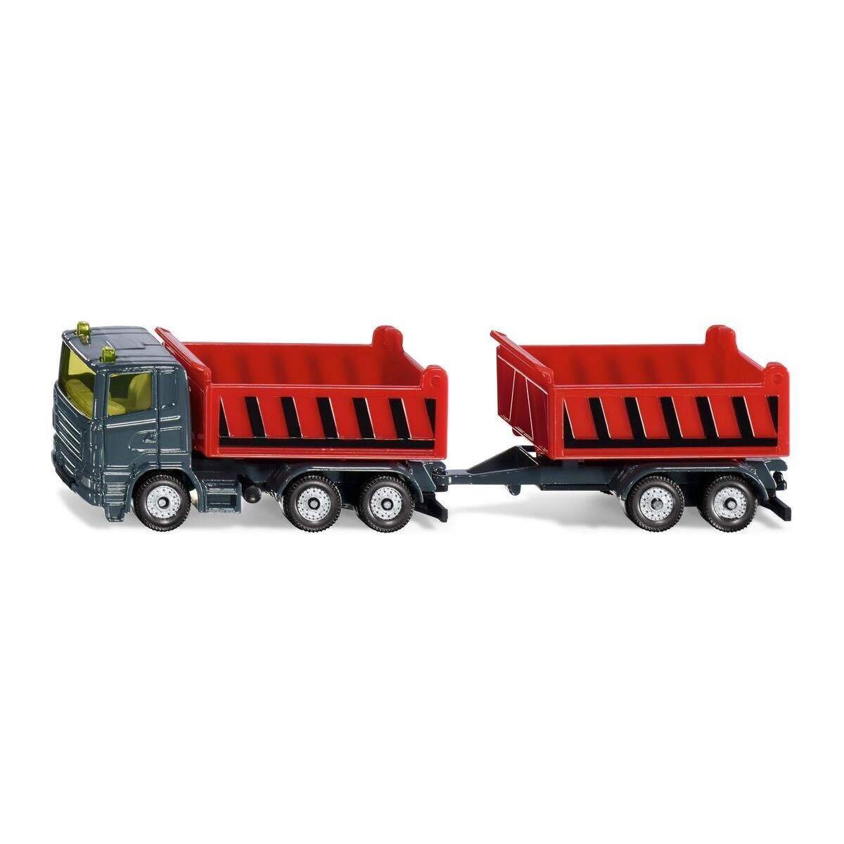 SIKU 1685 LKW mit Kippmulde und Kippanhänger