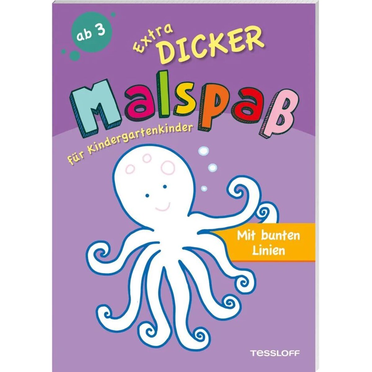Tessloff Extradicker Malspaß für Kindergartenkinder. Mit bunten Linien