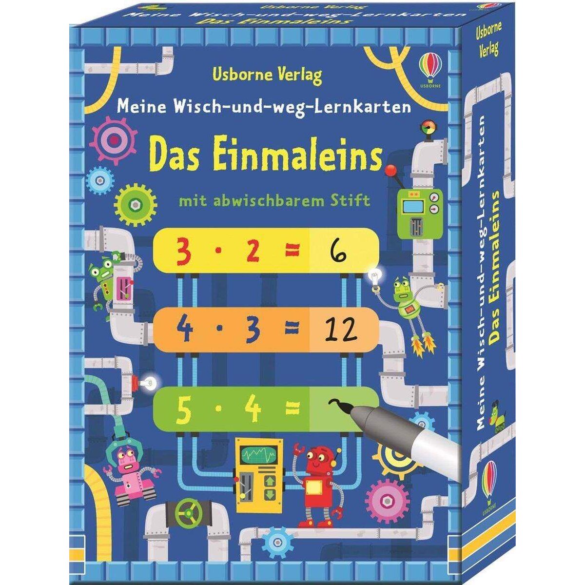 Usborne Verlag Meine Wisch-und-weg-Lernkarten: Das Einmaleins