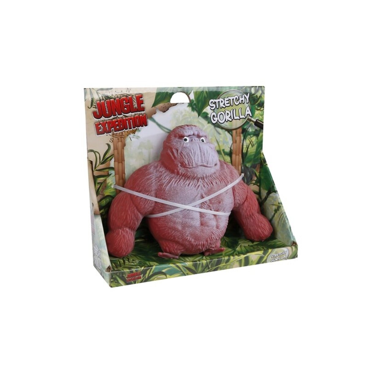 Van Manen Stretch Figur Gorilla 12cm, 1 Stück, 4-fach sortiert