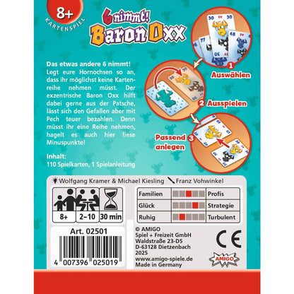 AMIGO 6 nimmt! Baron Oxx Kartenspiel