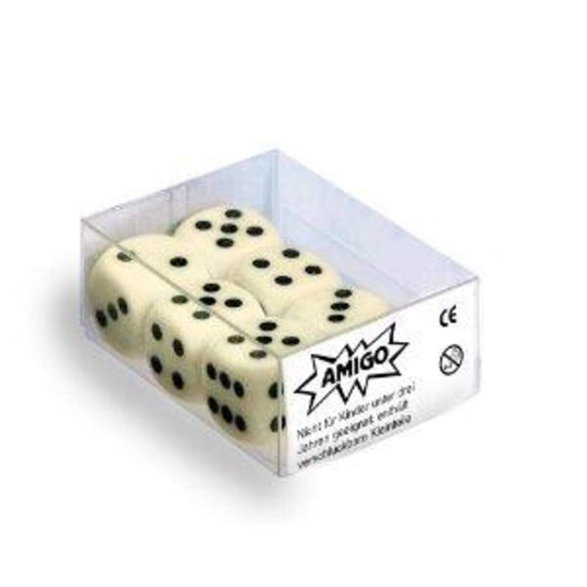 AMIGO Würfel Elfenbein W06 Set