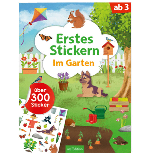 ars Edition Erstes Stickern – Im Garten Über 300 Sticker