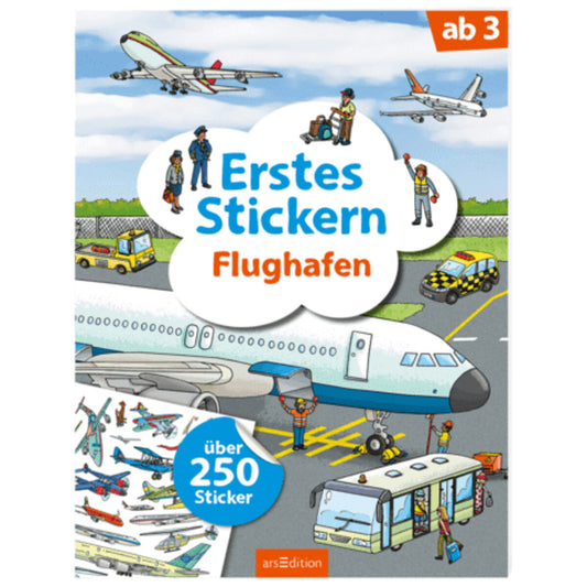 ars Edition Erstes Stickern - Flughafen, über 250 Sticker