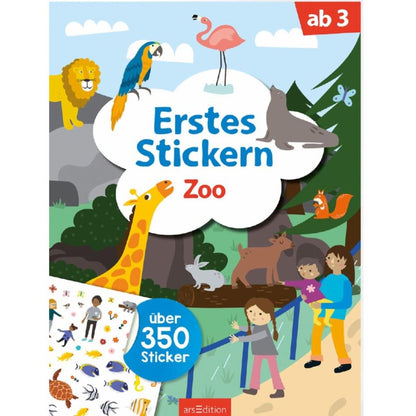ars Edition Erstes Stickern: Zoo