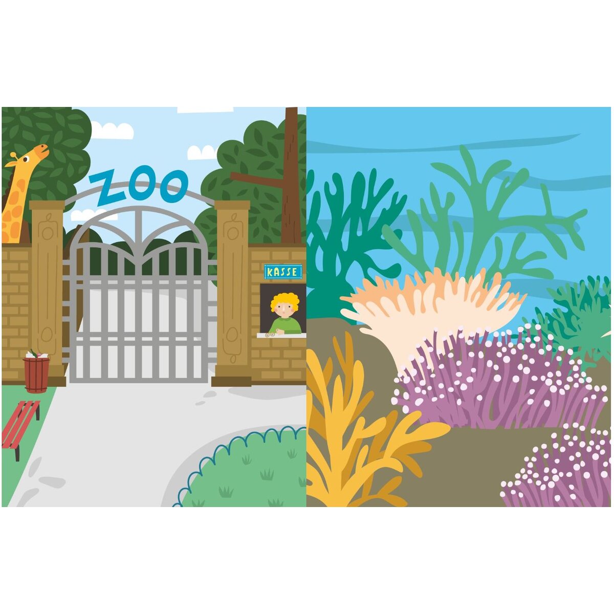 ars Edition Erstes Stickern: Zoo