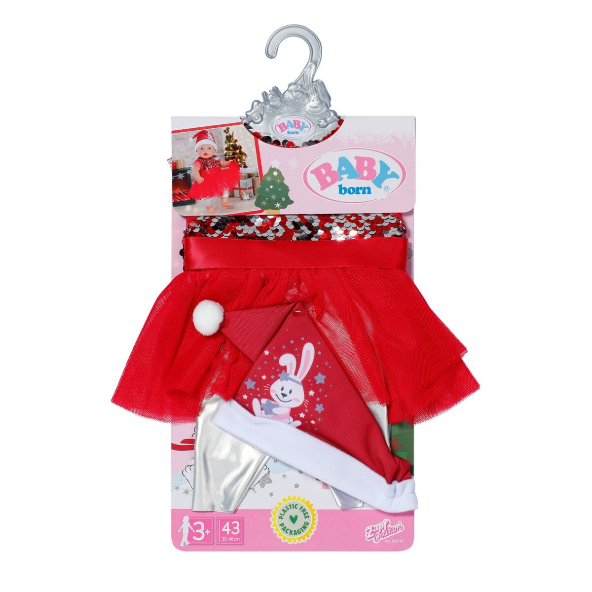 BABY born® Weihnachtsoutfit 43 cm
