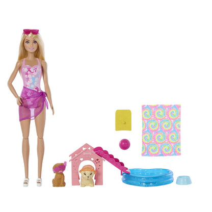 Barbie Puppy Pool Party - Aloha Blonde