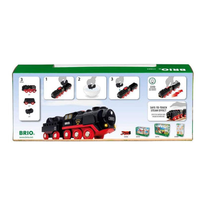BRIO Batterie-Dampflok mit Wassertank