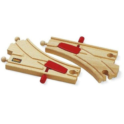 BRIO World Mechanisches Weichenpaar (L1/M1)