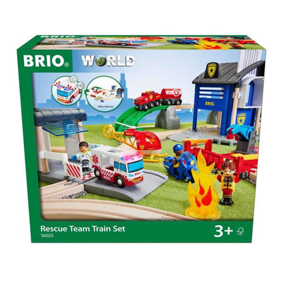 BRIO Polizei und Feuerwehr Set Deluxe