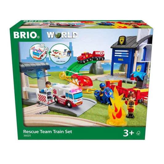 BRIO Polizei und Feuerwehr Set Deluxe