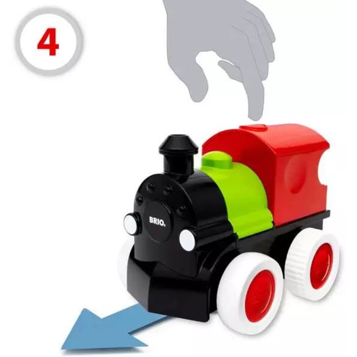 BRIO Push & Go Zug mit Dampf