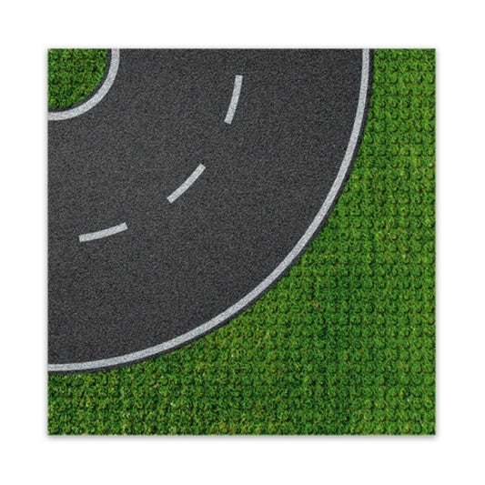 Brixies Plus Designer Platte Straße Kurve 32x32