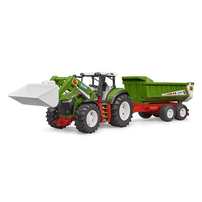 BRUDER® 03452 ROADMAX Traktor mit Frontlader und Kippanhänger