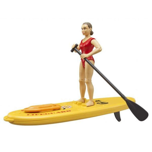 BRUDER® 62785 bworld Life Guard mit Stand up Paddle