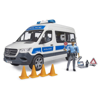 BRUDER® MB Sprinter Polizei Einsatzfahrzeug mit Polizist