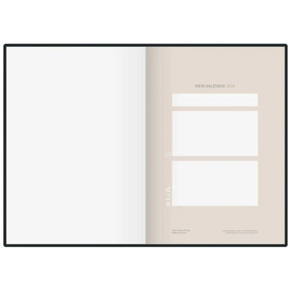 BRUNNEN Buchkalender Premium Young Line Jahr 2026 Monstera A5 Kunstleder