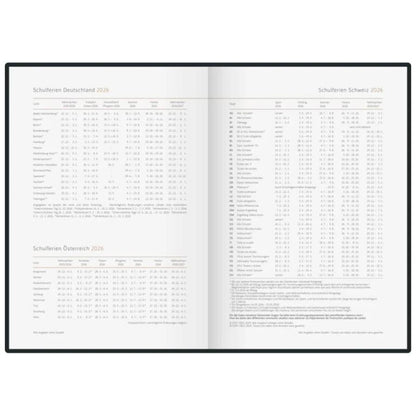 BRUNNEN Buchkalender Premium Young Line Jahr 2026 Monstera A5 Kunstleder