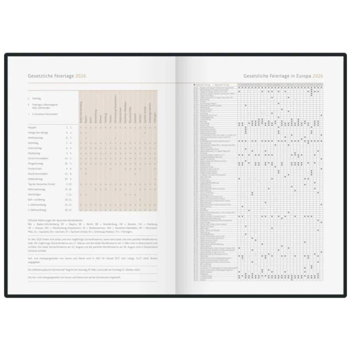 BRUNNEN Buchkalender Premium Young Line Jahr 2026 Monstera A5 Kunstleder