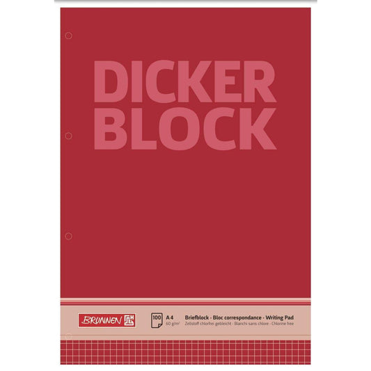BRUNNEN Der dicke Block, 60g/m², A4, 100 Blatt