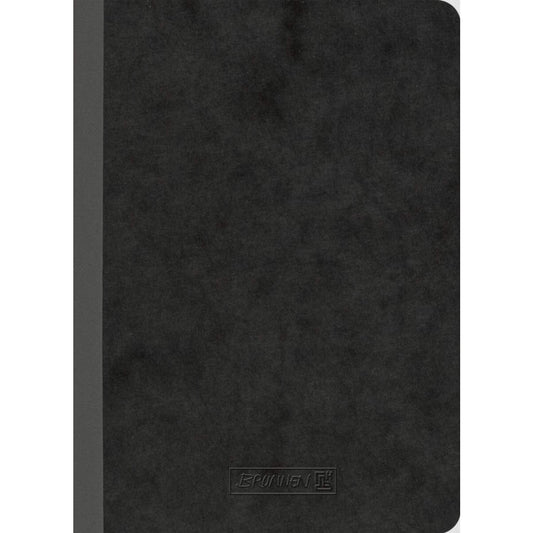 BRUNNEN Kladde A6 kariert 96Bl 90g Premium schwarz