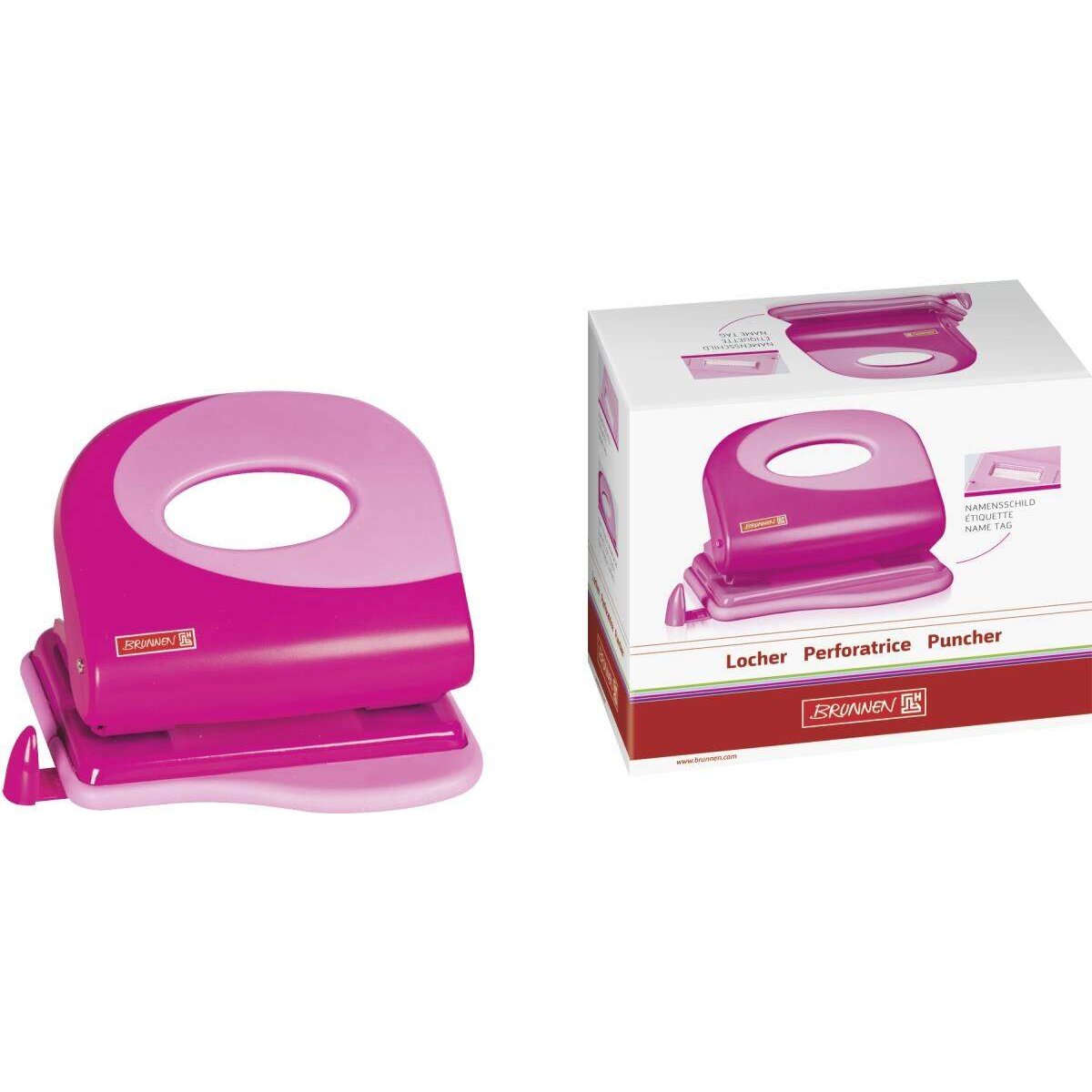 BRUNNEN Locher 20 Colour Code, pink