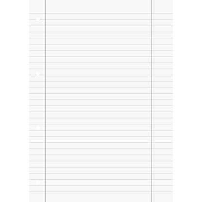 BRUNNEN Schulblock A4, 50 Blatt, gelocht, Lineatur 27