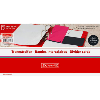 BRUNNEN Trennstreifen CC onyx