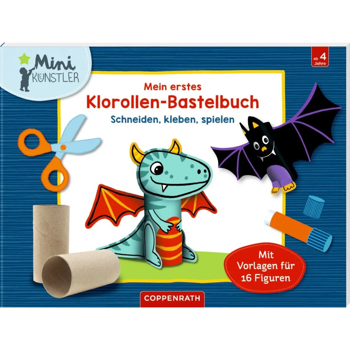 Coppenrath Verlag Mein 1. Klorollen-Bastelbuch - Lieblingstiere (Mini-Künstl.)