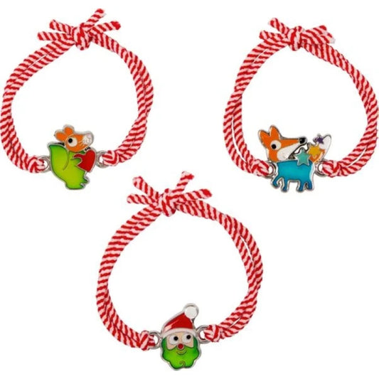 Coppenrath Verlag Stimmungsarmband - Winterzauber im Weihnachtswald, 1 Stück, 3-fach sortiert